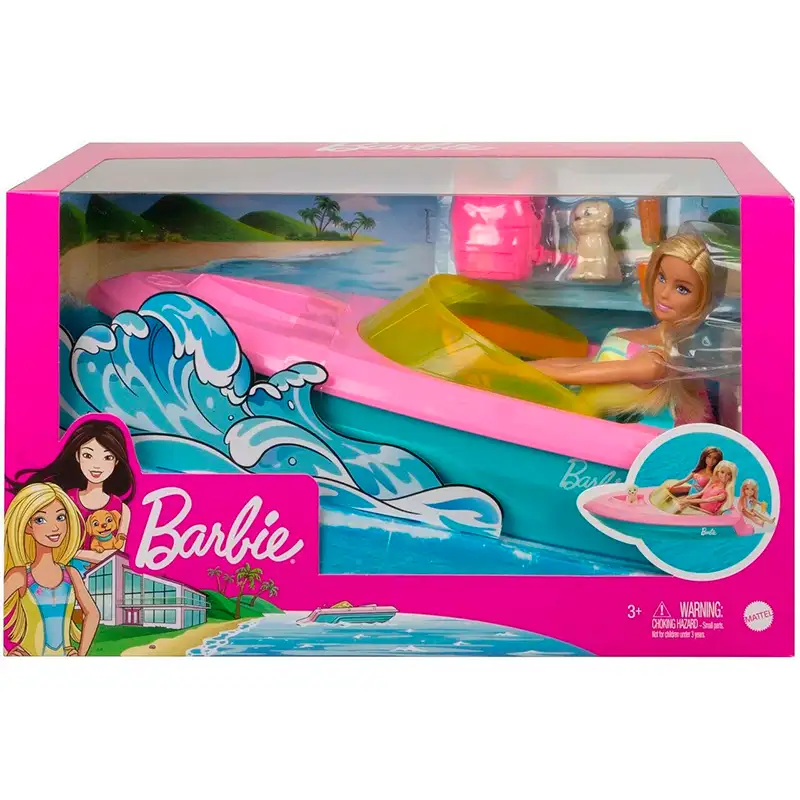Mattel Barbie Grg30 Muñeca Con Estate Lancha