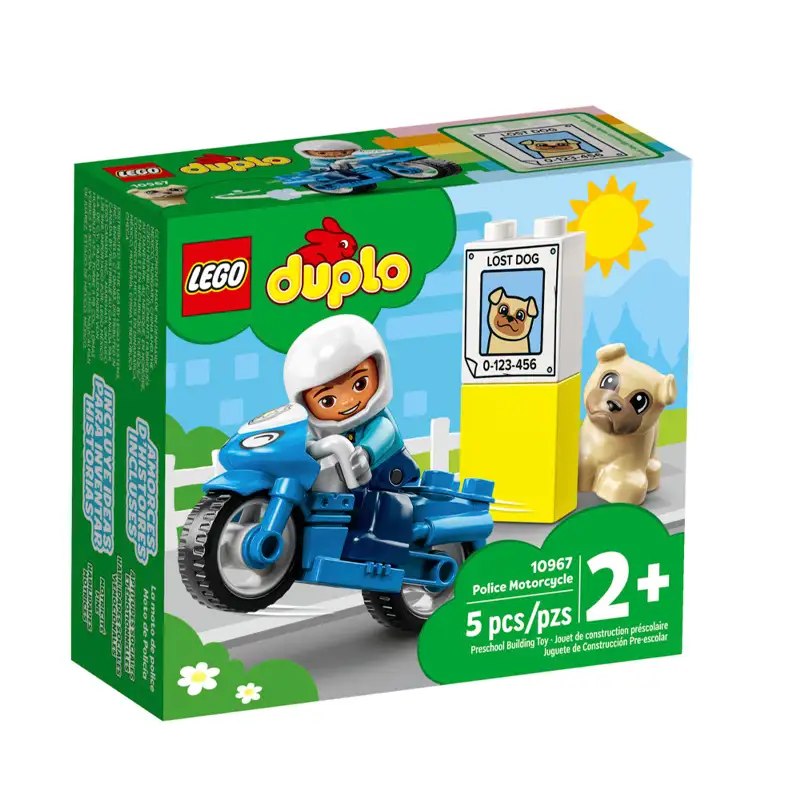 Lego Duplo 10967 Motosicleta De Policia