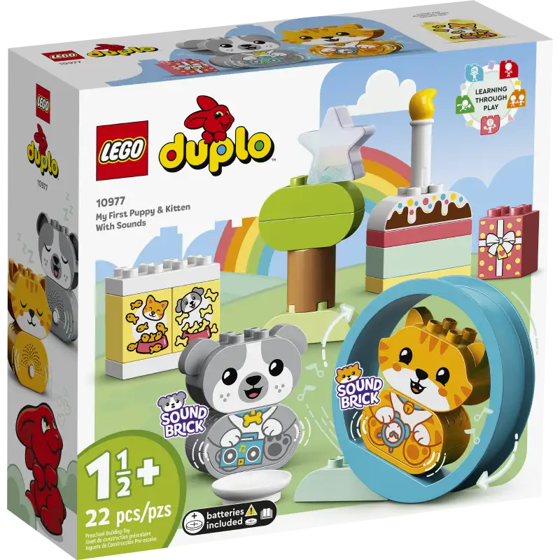 Lego Duplo Mi Primer Cachorro Y Gato Con Soidos