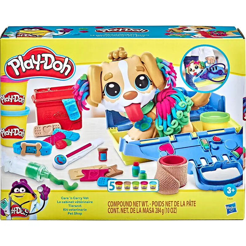 Hasbro Play-Doh Care  N Carry Vet