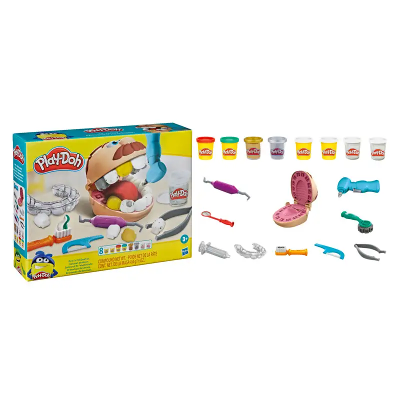 Hasbro Play Doh F1259 Juego de Mesa Dentista Bromista