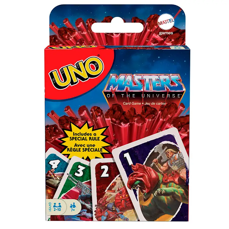 Mattel Uno Gvy91 Juego De Cartas Masters Del Universo