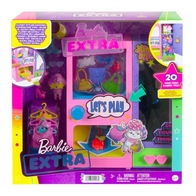 Mattel Barbie Hfg75 Muñeca Extra Suprise Fashion