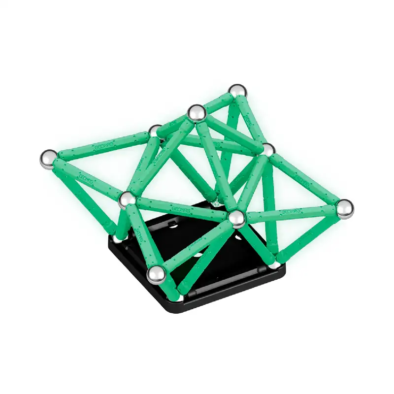 Geomag 338 Barras  Reciclables Luminosas  60 Pcs
