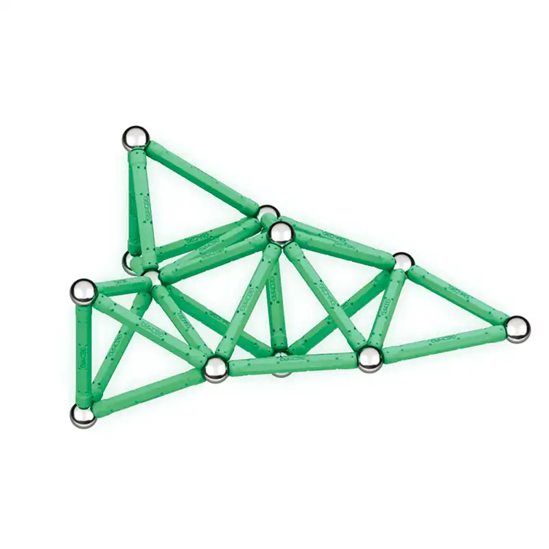 Geomag 338 Barras  Reciclables Luminosas  60 Pcs