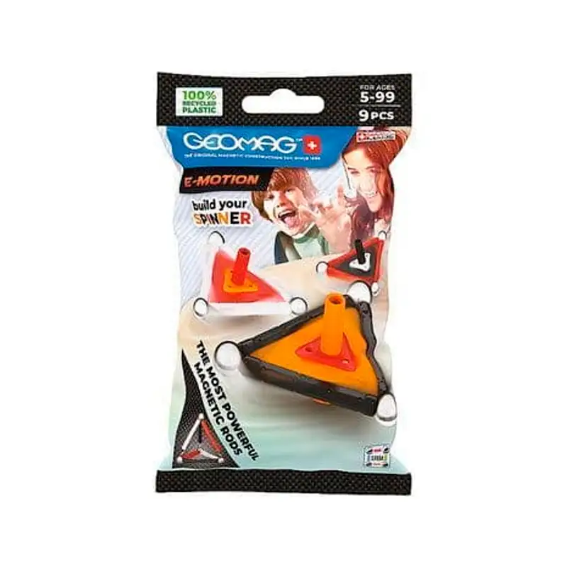 Geomag 028 E-Motion Reciclable Paneles Flowpack 9 Pcs
