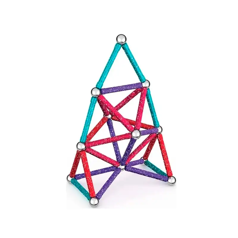 Geomag 536 Barras Con Brillantina Reciclable 60 Pcs