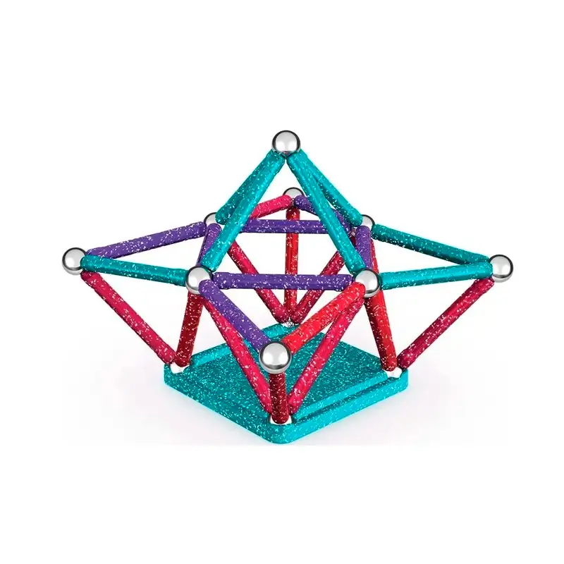Geomag 536 Barras Con Brillantina Reciclable 60 Pcs