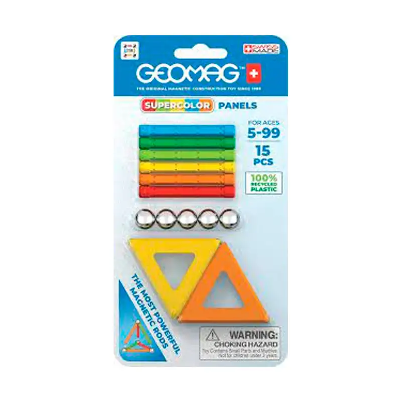 GEOMAG Blister 376 Panels Recycled Supercolor 15 pcs