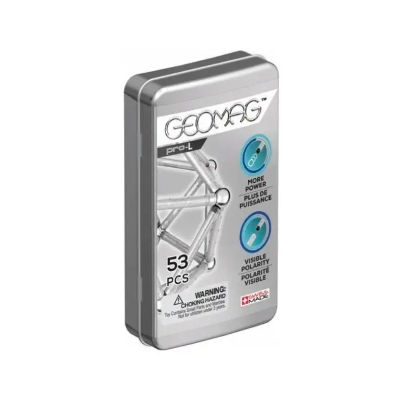 GEOMAG 040 Barras Magneticas Pro-L con Estuche 53 pcs