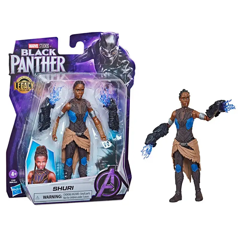 HASBRO E0868AS21 Marvel Figura De Accion Black Phanter  Shuri (ASST 3/3)