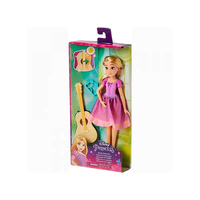 HASBRO Disney Pricesas F3379AS42 Aventuras Todos los Días Rapunzel y su Guitarra (Asst 1/3)