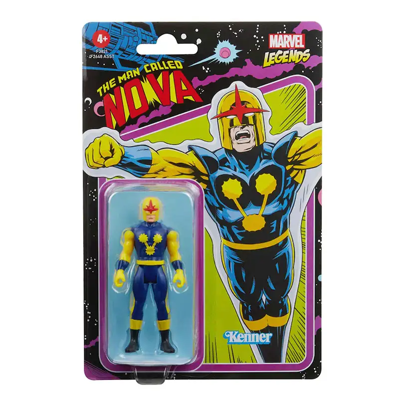HASBRO Marvel Legends F26485L06 Figura de Accion Retro 3.75 Plg. Nova (Asst 5/6)