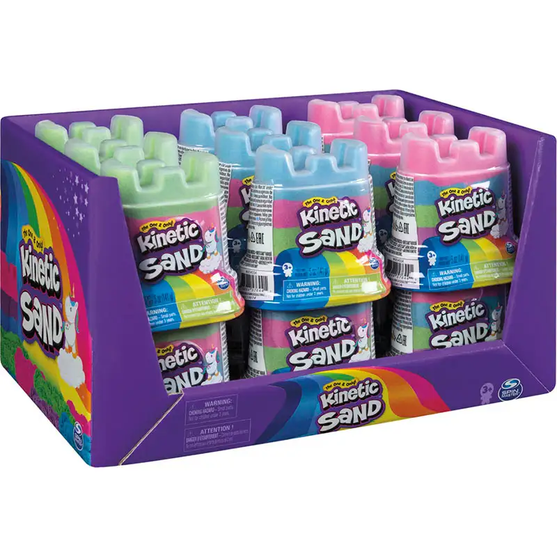Spin Master Kinetic Sand 6059188 Contenedor Arcoiris