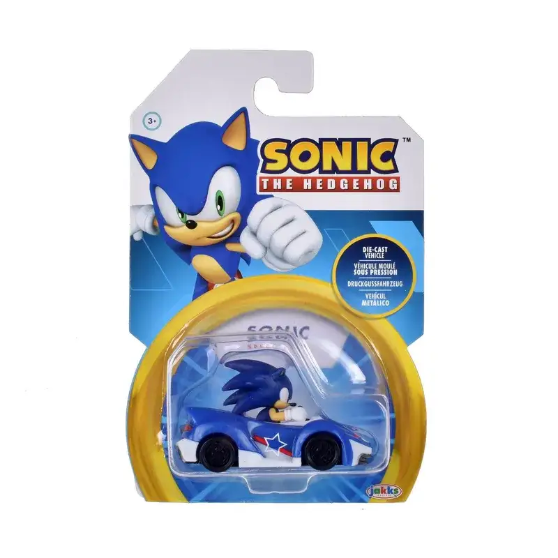 Jakks Pacific Sonic Vehículo 1:64 Die-Cast W3 Surtido