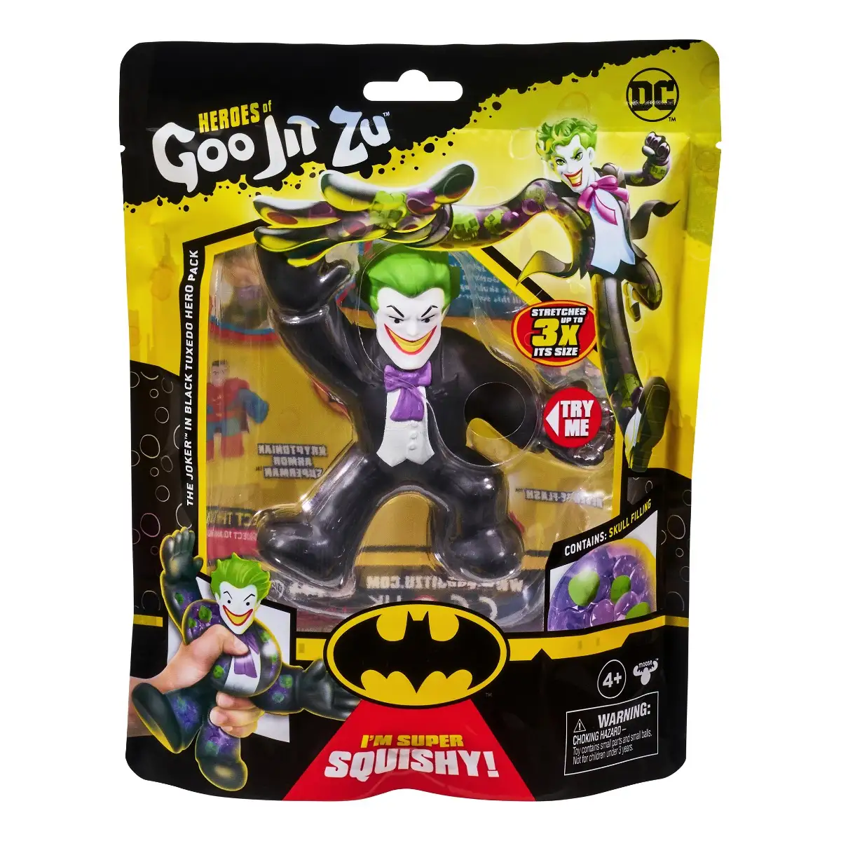 Boing Toys Goo Jit Zu Dc Super Hero Single Pack S3 Joker (Asst 2/4)