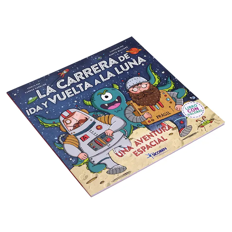 KADI Libro Sueña En Grande 4 La carrera de ida y vuelta a la luna (Asst 1/4)