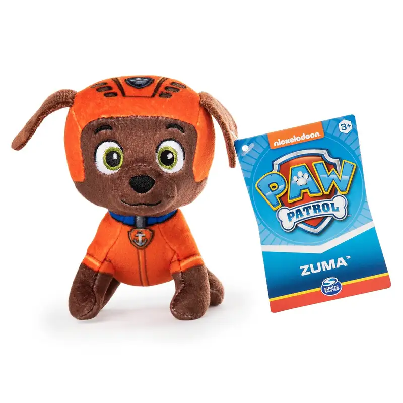 Spin Master Paw Patrol 6055105 Mini Peluche Figura Surtida Zuma (Asst 4/8)