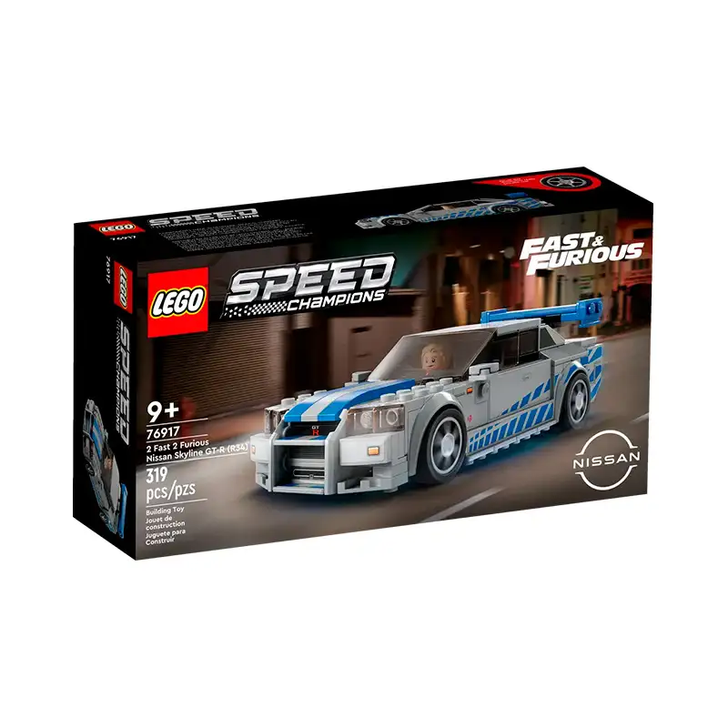 Lego Speed Champions 76917 Rapido Y Furioso Nissan Skyline Gt-R (R34)