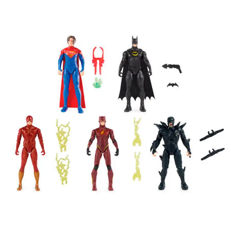 Boing Toys Dc Super Heroes 6065372 Figuras De Accion The Flash La Pelicula  4 Plg Surtido