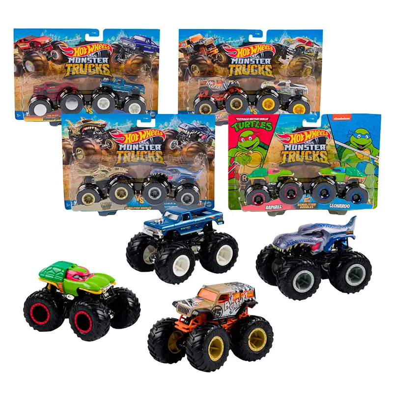 Mattel Hot Wheels Fyj64 Vehiculo Monster Trucks 1:64 Escala Surtido
