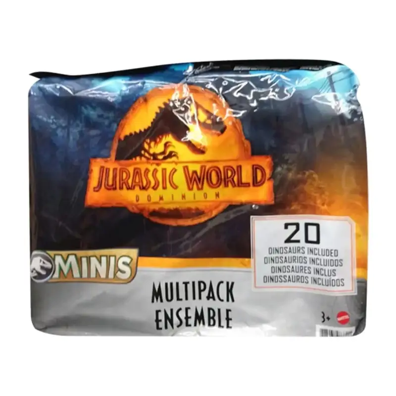 Mattel Jurassic World Gyy79 Set De 20 Mini Figuras