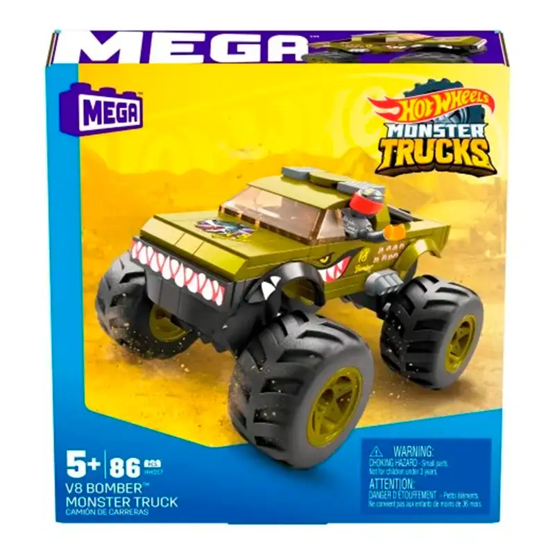 Mattel Hot Wheels Hhd17 Moster Truck Bomber V8