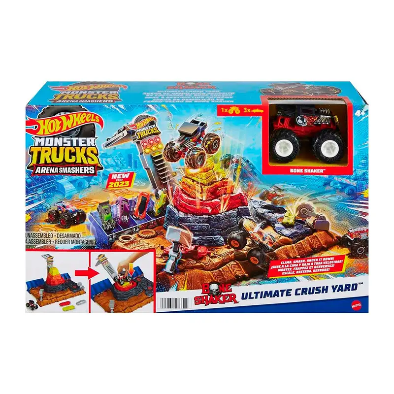 Mattel Hot Wheels Hnb96 Monster Trucks Accidente Definitivo