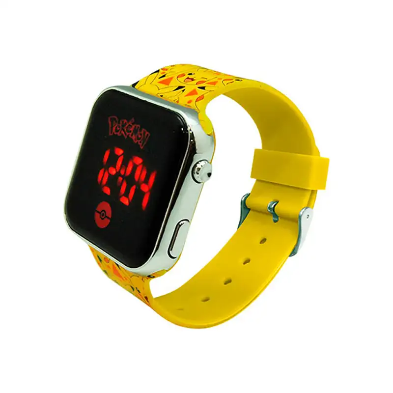 Boing Toys Pokémon Pok3045 Reloj Parpadeante Lcd Amarillo