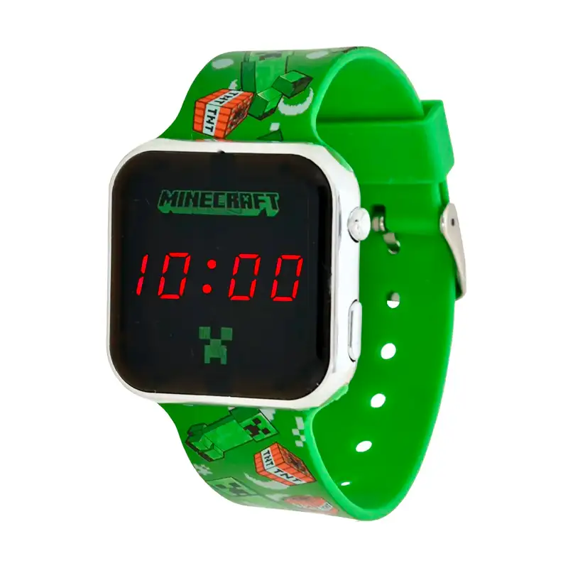 Boing Toys Minecraft Min4129 Reloj Led Verde