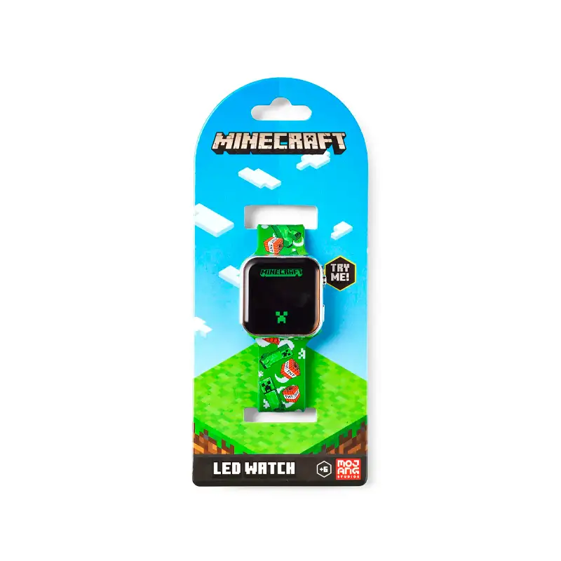 Boing Toys Minecraft Min4129 Reloj Led Verde