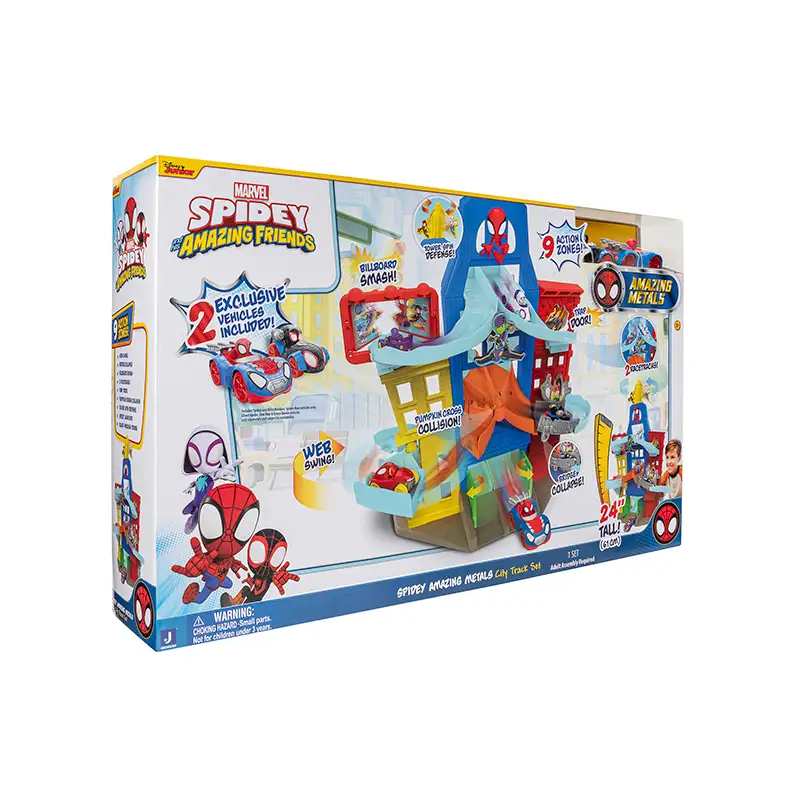 Boing Toys Marvel Spidey Snf0202 Set De Juego Pista Persecucion En La Ciudad