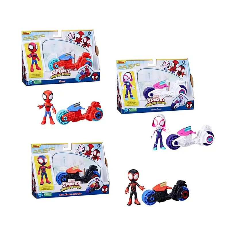 Hasbro Marvel F6777 Spider Amazing Friends Motocicleta Surtido