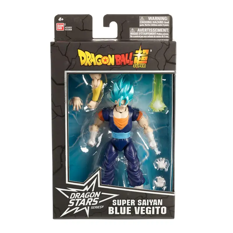 Bandai Namco 35868 Figura De Accion Dragon Ball Stars Super Saiyan Blue Vegito 12 Plg