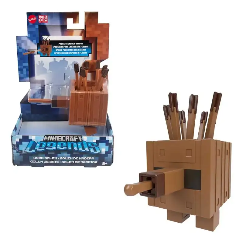 Bandai Namco Gyr78 Minecraft Legends Figura De Acción Fidget De 3.25 Plg