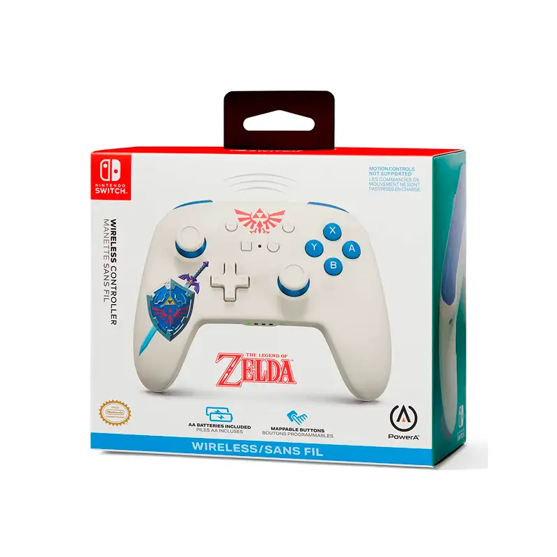 Control Power A Edicion Sworn Zelda Inalambrico Nintendo Switch Blanco (White)