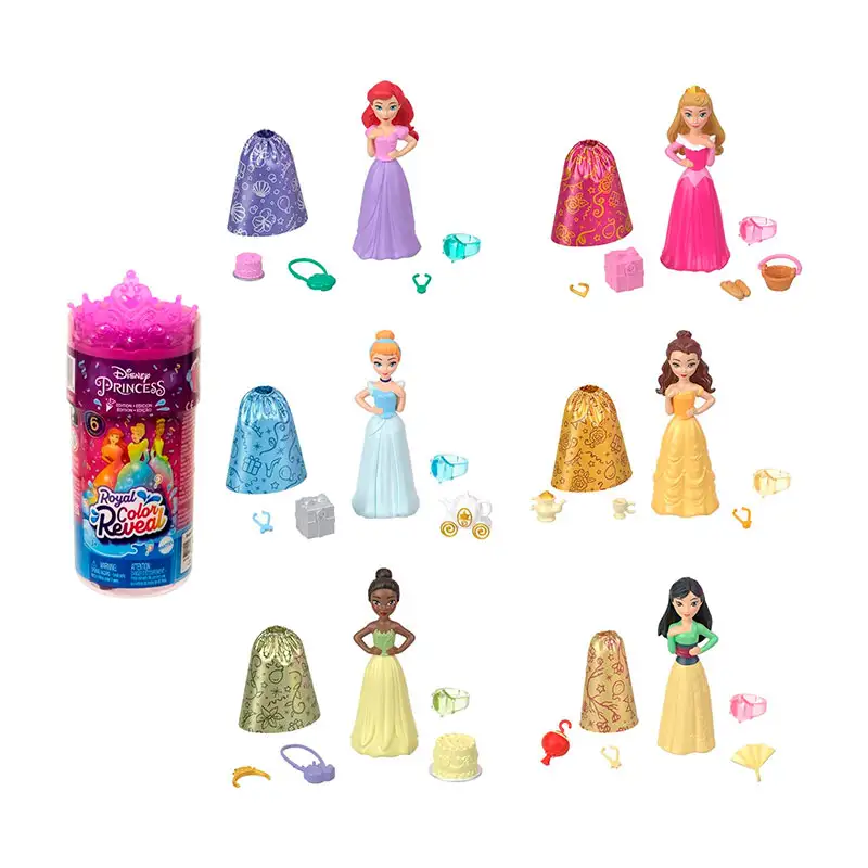 Mattel Disney Princesa Hmk83  Lat Surtido Royal Color Reveal Wave 4