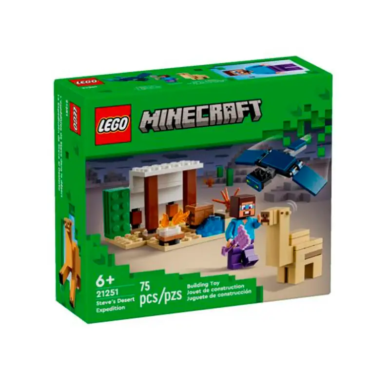 Lego Minecraft 21251 La Expedición Al Desierto De Steve