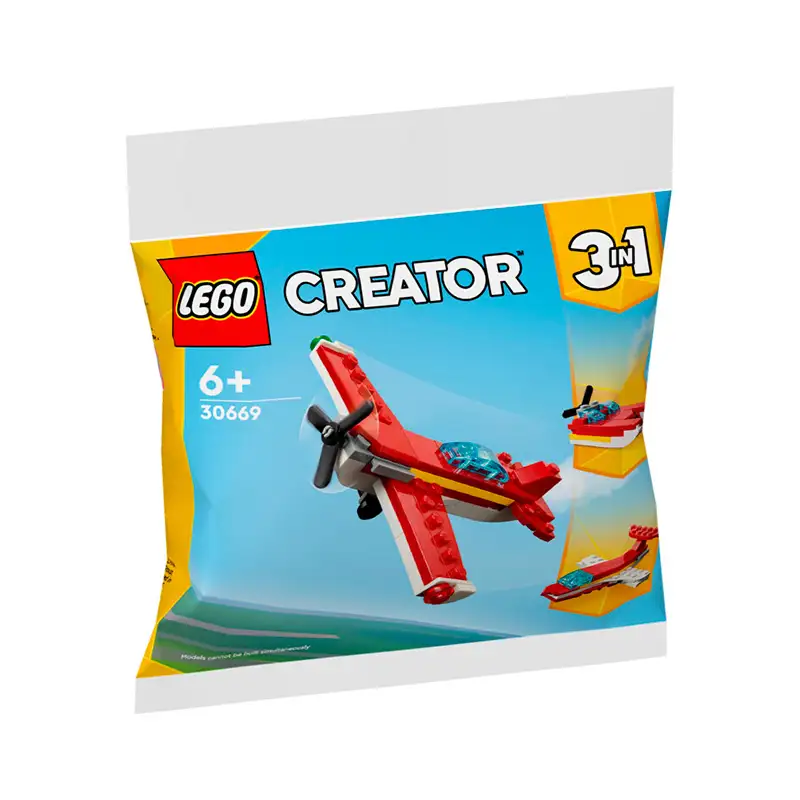Lego Icons 30669 Avión Rojo