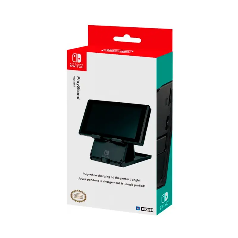 Soporte De Juego Compacto Hori Para Nintendo Switch Negro (Black)