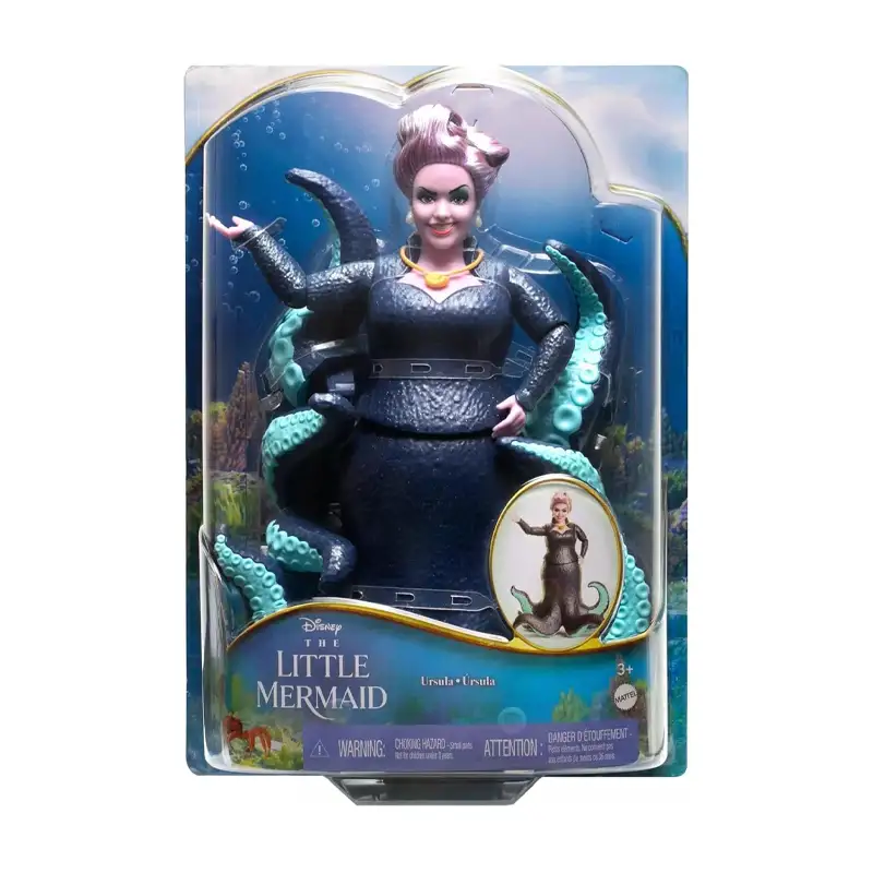 Mattel Disney Princesas Hlx12 La Sirenita Figura Ursula
