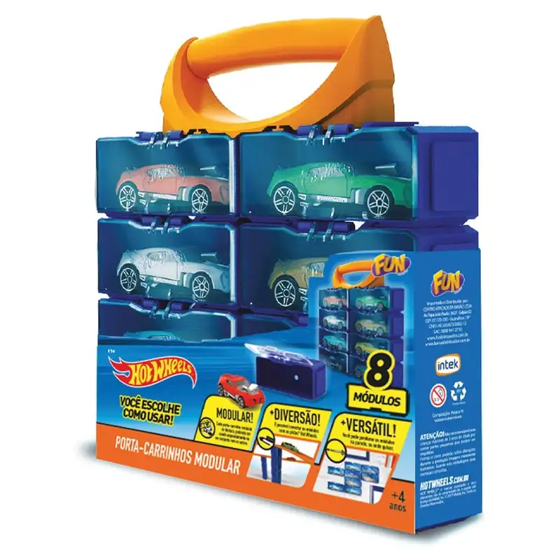 Mattel Hot Wheels Hwcc8A Estuche Para Auto Multibrick 8 Autos