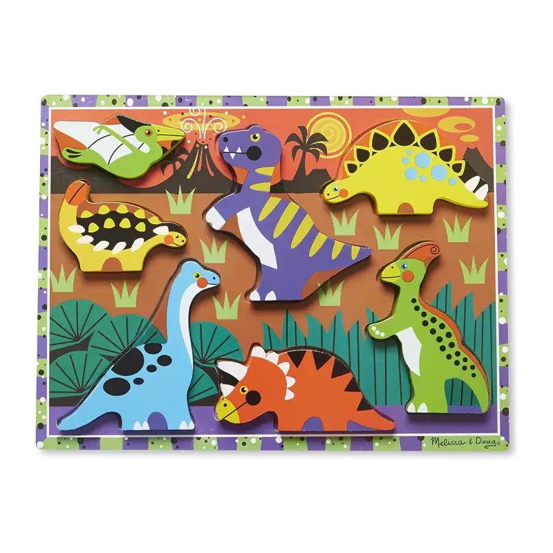 Melissa & Doug  13747 Rompecabezas Grande De Dinosaurios