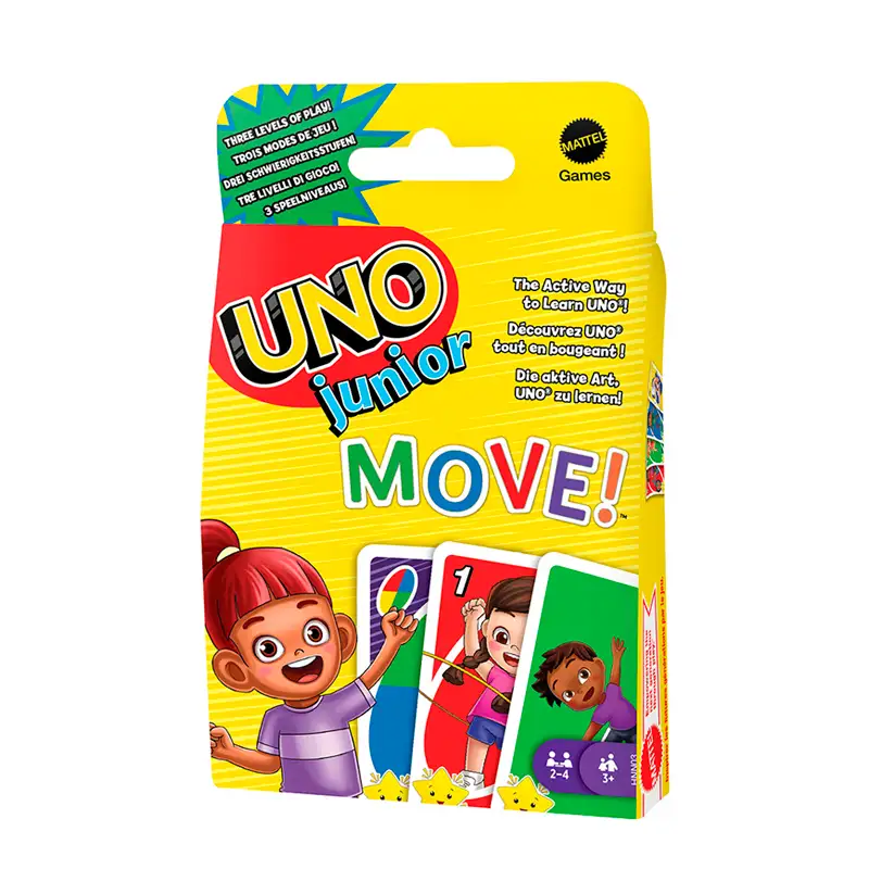 Mattel Games Hnn03-0 Juego De Cartas Uno Version De Ni–os