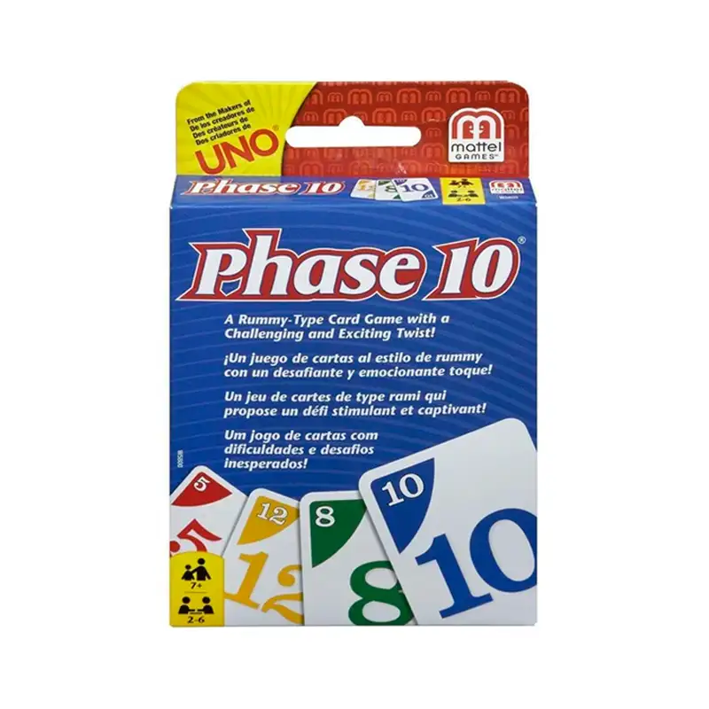 Mattel Games W5800 Juego De Cartas Pashe Uno