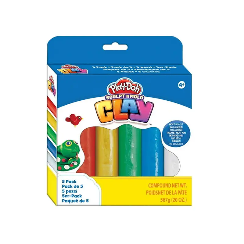 Hasbro 09126 Play-Doh Paquete De Plastilina 5 Colores De 20 Oz