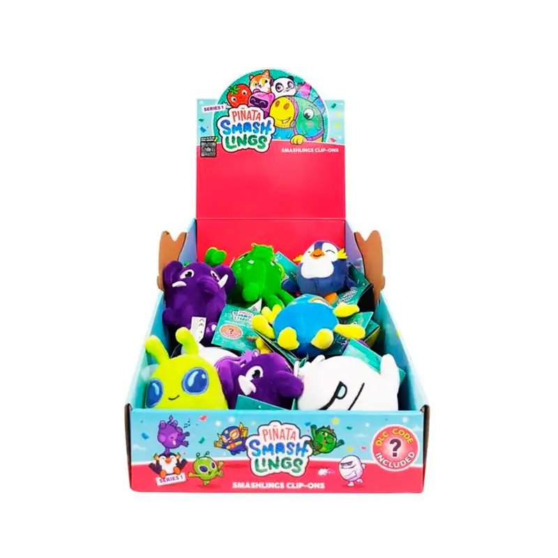 Smashlings SL7004 Peluche con Clip de 5Plg Surtido