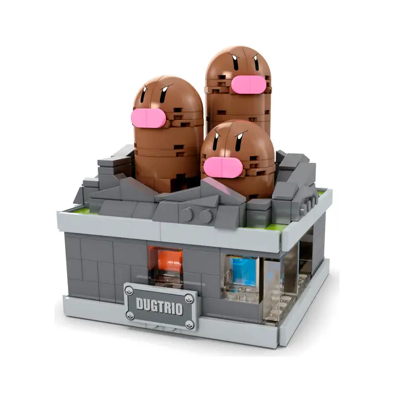 Mattel Mega Construx Hth73-0 Pokémon Set de Dugtrio