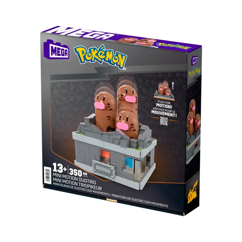 Mattel Mega Construx Hth73-0 Pokémon Set de Dugtrio