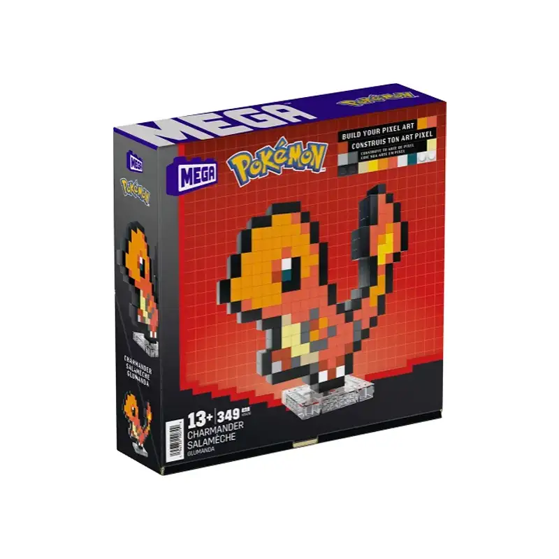 Mattel Mega Construx Hth76-0 Pokémon Set de Charmander